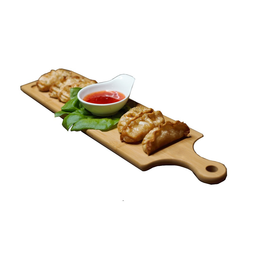 SET OF 3  LONG SERVING BOARDS WITH HANDLE 19.7" X 5.9" | 50 X 15 CM