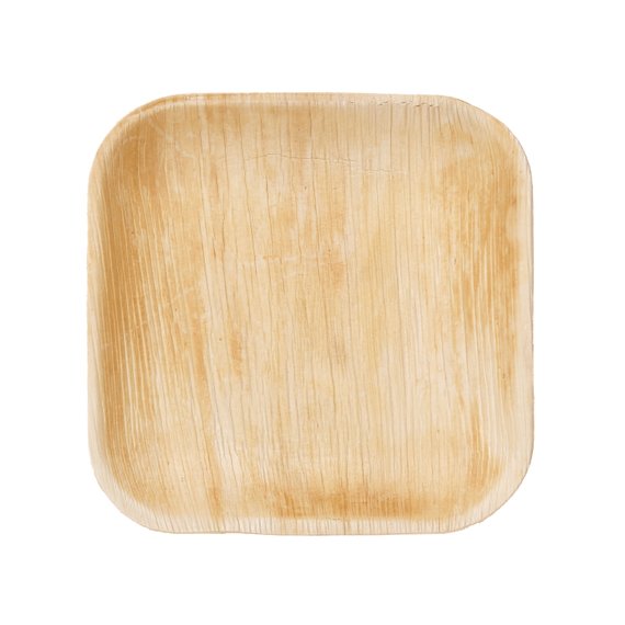 Palm Leaf Square Plates 7" Inch (Set of 100/50/25)