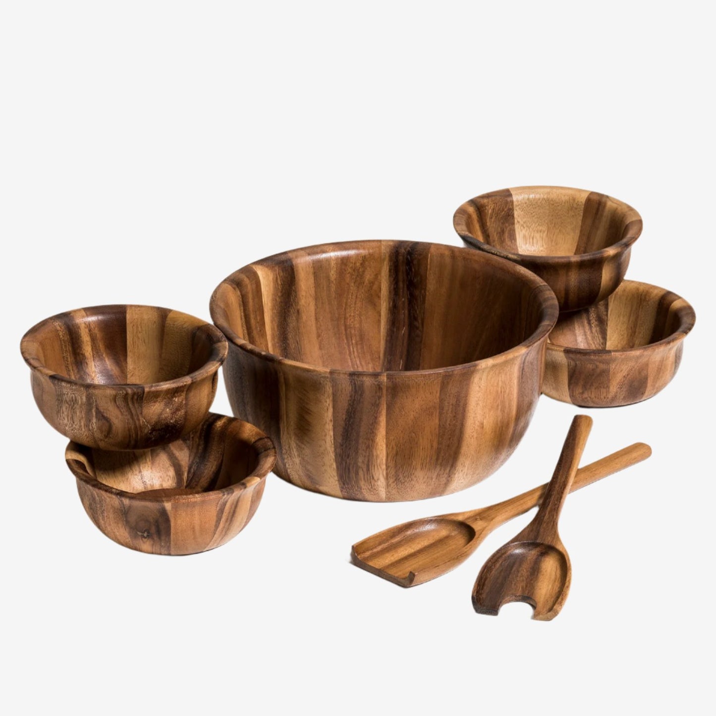 Soro  Large Salad Bowl with servers & 4 Individuals