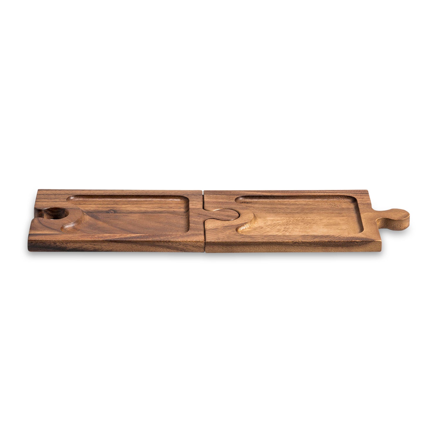 Interlocking Charcuterie Board/Wine Glass Holder